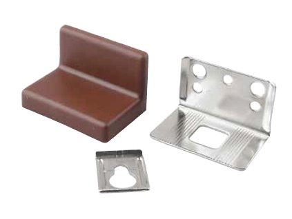 Scilm STRONG závěsné kování na bok korpusu hmoždinka + šroub eurošroub bílá