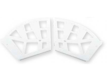 NoName Strong výklopný botník, 3 řadý, plast, bílá