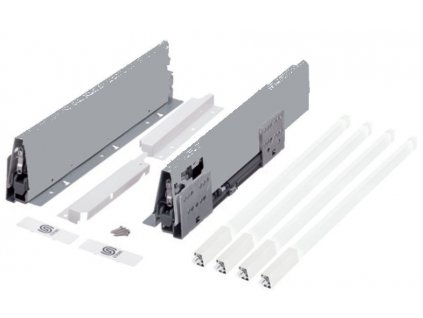 výsuv StrongBox 270/204mm, titan, dvojtý hranatý reling, 400304