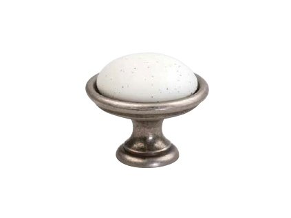 Tulip Nábytková knopka porcelánová Lenis starocín, porcelán bílý, 284278, rozteč 
