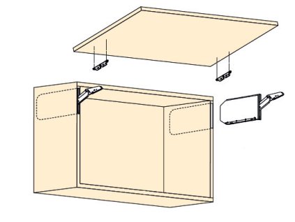 Sada Aventos Hki PIM (mechanismus nejsilnější)