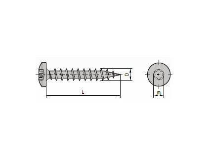 vrut Torx velikost 3,5