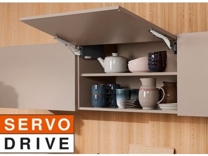 Sada Aventos HK top Servo-drive (mechanismus nejsilnější, krytka šedá tmavá)