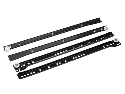 FGV FGV kolečkový výsuv 600mm černý, 91657