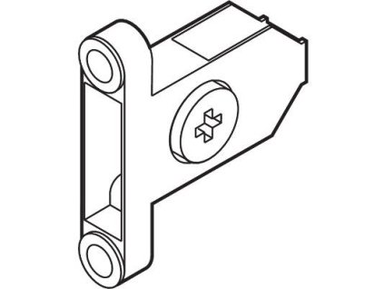 Blum BLUM ZSF.35A2 (ZSF.3502) čelní příchyt vrut, 12687