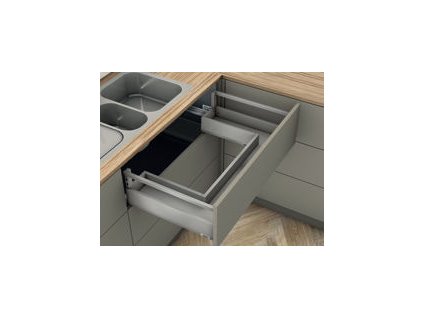 Blum K-BLUM Merivobox E reling 600 mm/70 kg, Indium šedá, dřez, 497890