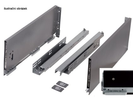 výsuv StrongMax 18 185/450 černý, 503098