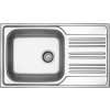 Sinks STAR 860 XXL V 0,7mm matný (Konstrukční typ Dřezy s krátkým odkapem, Spodní skříňka 600 mm (500 mm po úpravě/bez baterie), Hloubka dřezu 190 mm)