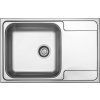 Sinks GRAND 790 V 0,7mm matný (Konstrukční typ Dřezy s krátkým odkapem, Spodní skříňka 600 mm (500 mm bez baterie), Hloubka dřezu 180 mm)