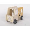 Drevene auticko 2v1 se zviratky Jeep+vkladacka ELIS DESIGN b
