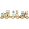 Dreveny vlacek s kostkami zviratka ze ZOO ELIS DESIGN