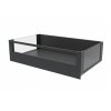 Cemux H Box SLIM skleněné bočnice antracit H199/500 mm vnitřní čelní panel, 205166