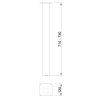 stolova noha st722 z oceloveho profilu a