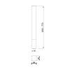 stolova noha st601 z oceloveho profilu a