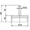 kluzak s vrutem s plsti 24 10