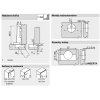 BLUM 71B3550 naložený s tlumením vrut 110°