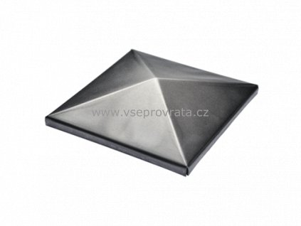 Stříška na sloupek 100/100 pozinkovaná