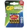 baterie gp 24aup ultra plus alkaline r03 aaa blistr 4ks