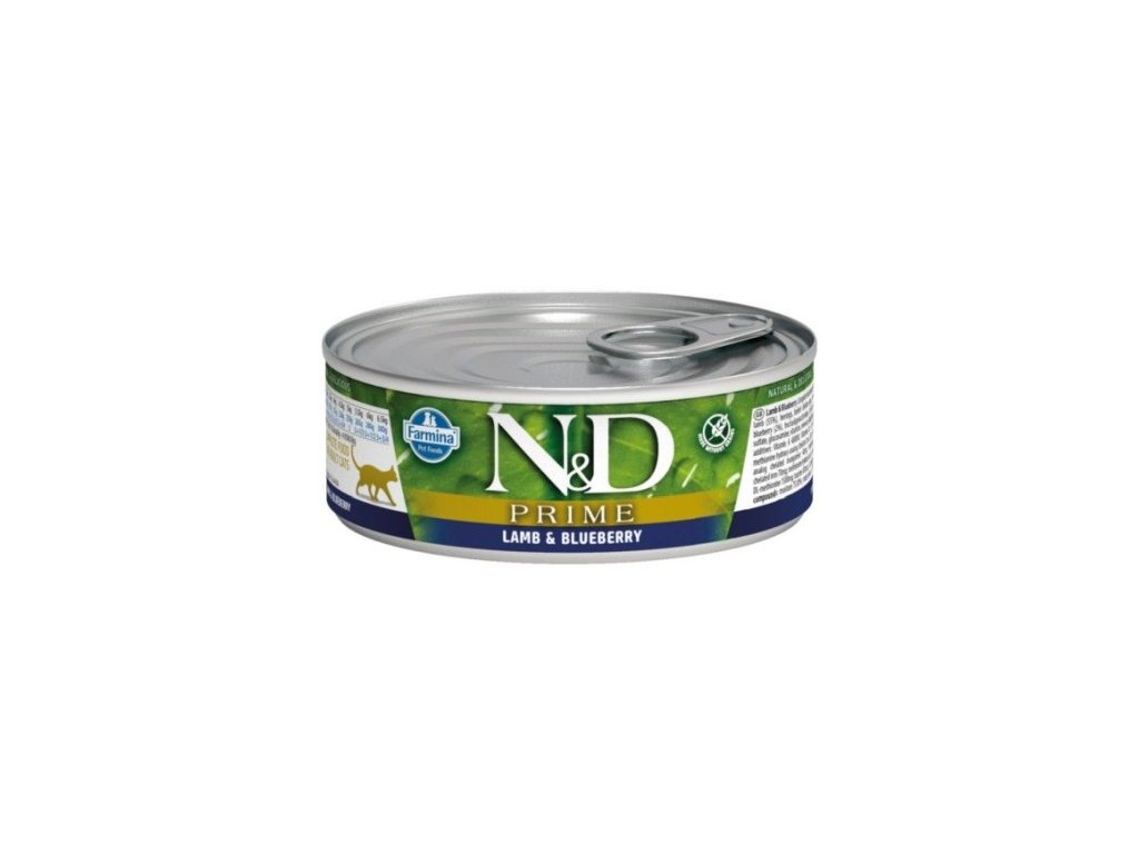 nd lamb blueberry adult cat 80g