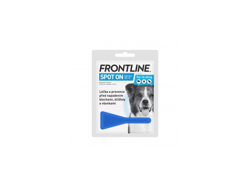 frontline spot on dog m sol 1x134ml mono modry