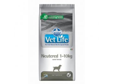 vet life natural dog neutered 1 10kg 10kg
