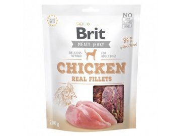brit jerky chicken fillets 200 g