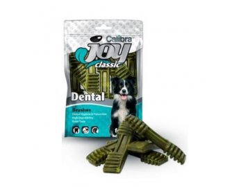 calibra joy dog classic dental brushes 85g new