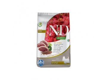 nd quinoa dog neutered adult mini duckbroccoli 25kg