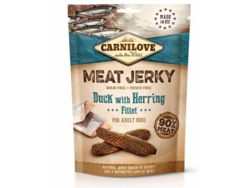 carnilove jerky duck herring fillet