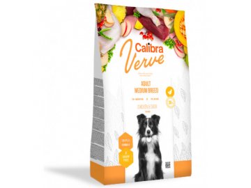 calibra dog verve gf adult medium chickenduck 12kg