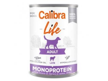 calibra dog life konzadult lamb 400g