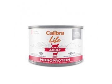 calibra cat life konzadult beef 200g