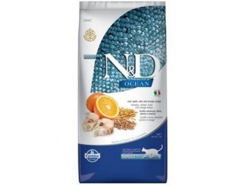 N&D CAT OCEAN LG Adult Codfish & Orange 5kg