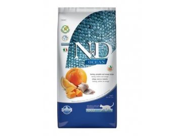 N&D CAT OCEAN GF Adult Herring, Pumpkin & Orange 1,5kg
