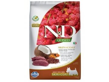 N&D DOG QUINOA Skin&Coat Venison & Coconut Mini 800g