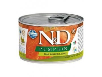 N&D DOG PUMPKIN Adult Boar & Apple Mini 140g