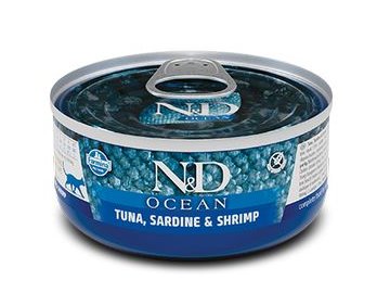 N&D CAT OCEAN Adult Tuna & Sardine & Shrimps 70g