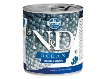 N&D DOG konz. OCEAN Adult Herring & Shrimps 285g