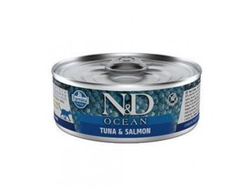 N&D CAT konz. OCEAN Adult Tuna & Salmon 70g