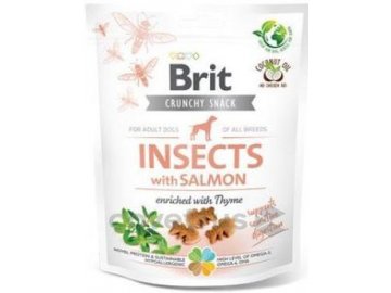 Brit Care Dog Crunchy Crack. Insec. Salmon Thyme 200g