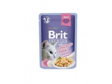 Brit Premium Cat D Fillets in Jelly with Chicken 85g