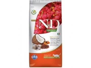 N&D CAT QUINOA Skin&Coat Herring & Coconut 5kg