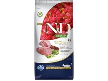 N&D CAT QUINOA Weight Management Lamb & Broccoli 5kg