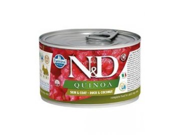 N&D DOG konz. QUINOA Duck & Coconut Mini 140g