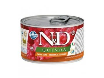 N&D DOG QUINOA Herring & Coconut Mini 140g