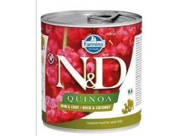 N&D DOG konz. QUINOA Duck & Coconut 285g