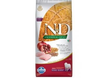 N&D LG DOG Adult Giant Chicken & Pomegranat 12kg