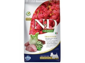 N&D DOG QUINOA Digestion Lamb & Fennel Mini 2,5kg