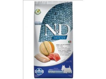 N&D DOG OCEAN GF Adult Mini Salmon & Cod & Melon 2,5kg