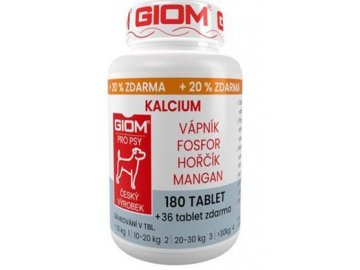 Giom Kalcium 180 tbl+20%zdarma